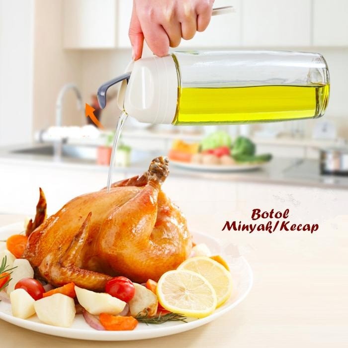 BELLA - JUG OIL | OIL POT BOTOL MINYAK KECAP CUKA 630 ML PENUTUP OTOMATIS