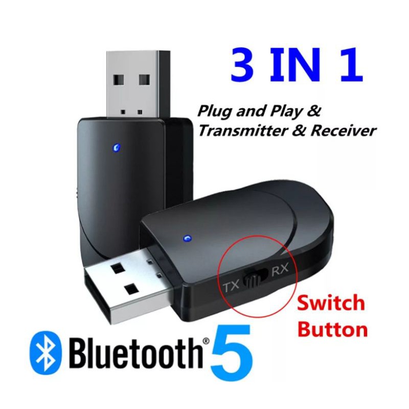 sky USB bluetooth dongle audio 5.0 transmitter receiver 3in1 wireless headphone speaker tv MP3 mp4