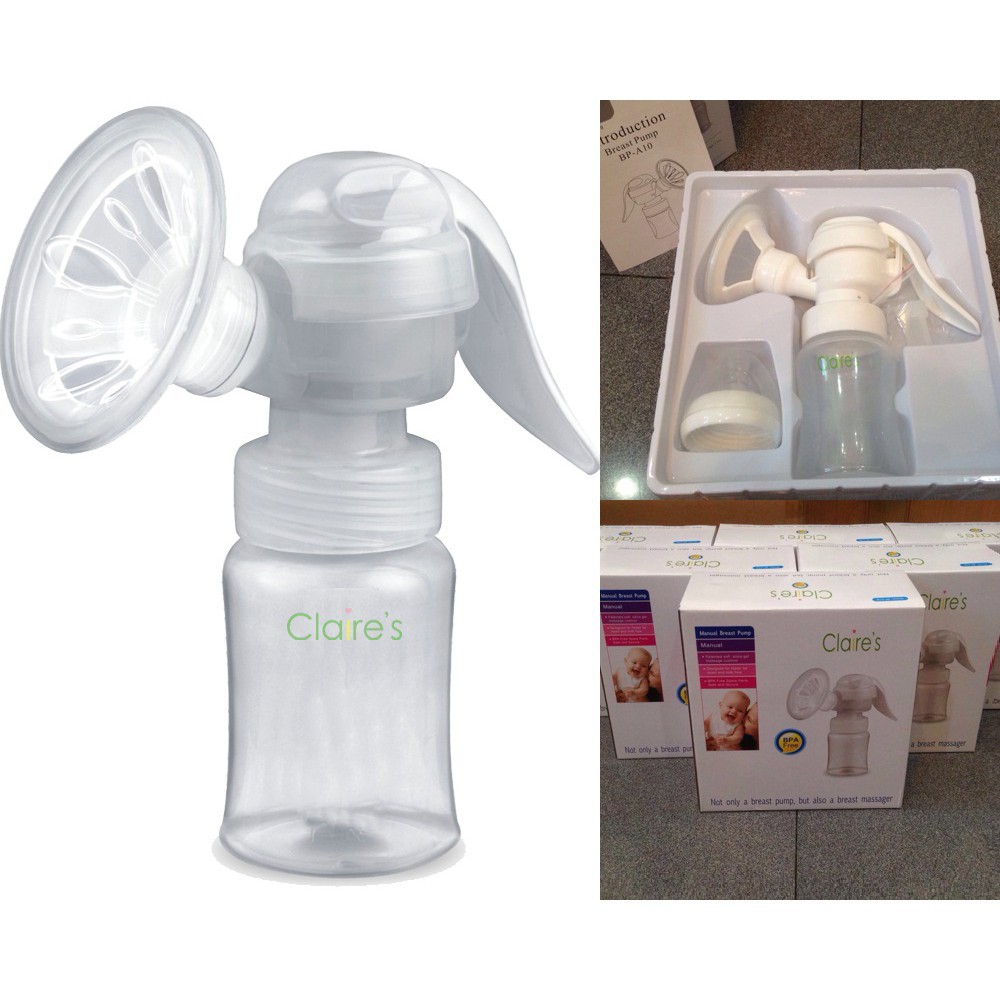 CLAIRE'S MANUAL BREAST PUMP / POMPA ASI MANUAL TYPE A10