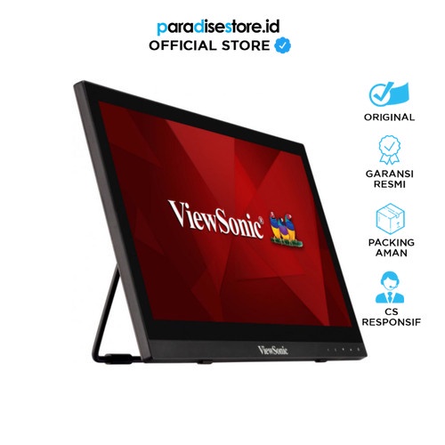 Jual Viewsonic 16 Touch Screen Monitor Td1630 3 10 Point Touch Hdmi