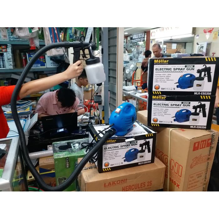 PAINT ZOOM PAINT GUN SPRAY GUN SET MOLLAR ELEKTRIK LISTRIK