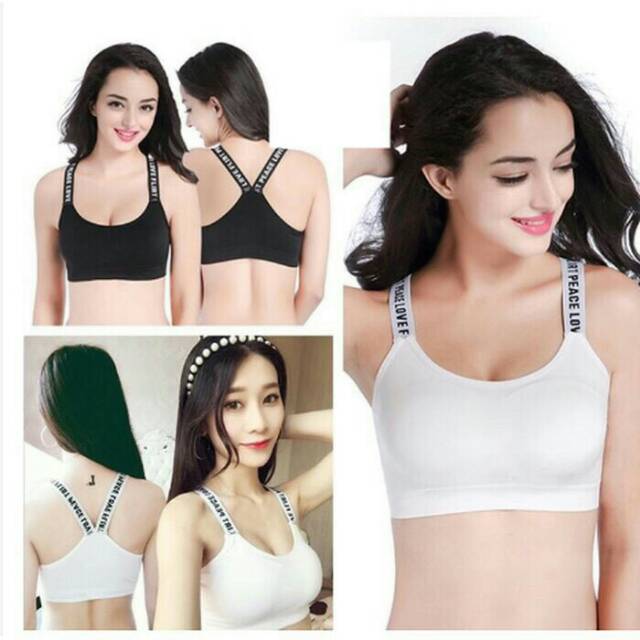 SPORT BRA GYM YOGA WITH PAD - SPORT BRA BERKUALITAS, TRENDY &amp; NYAMAN