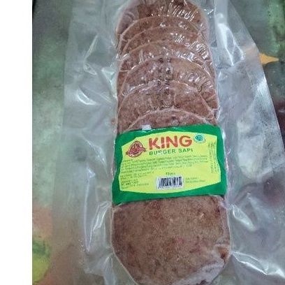 

burger daging sapi king 10pcs