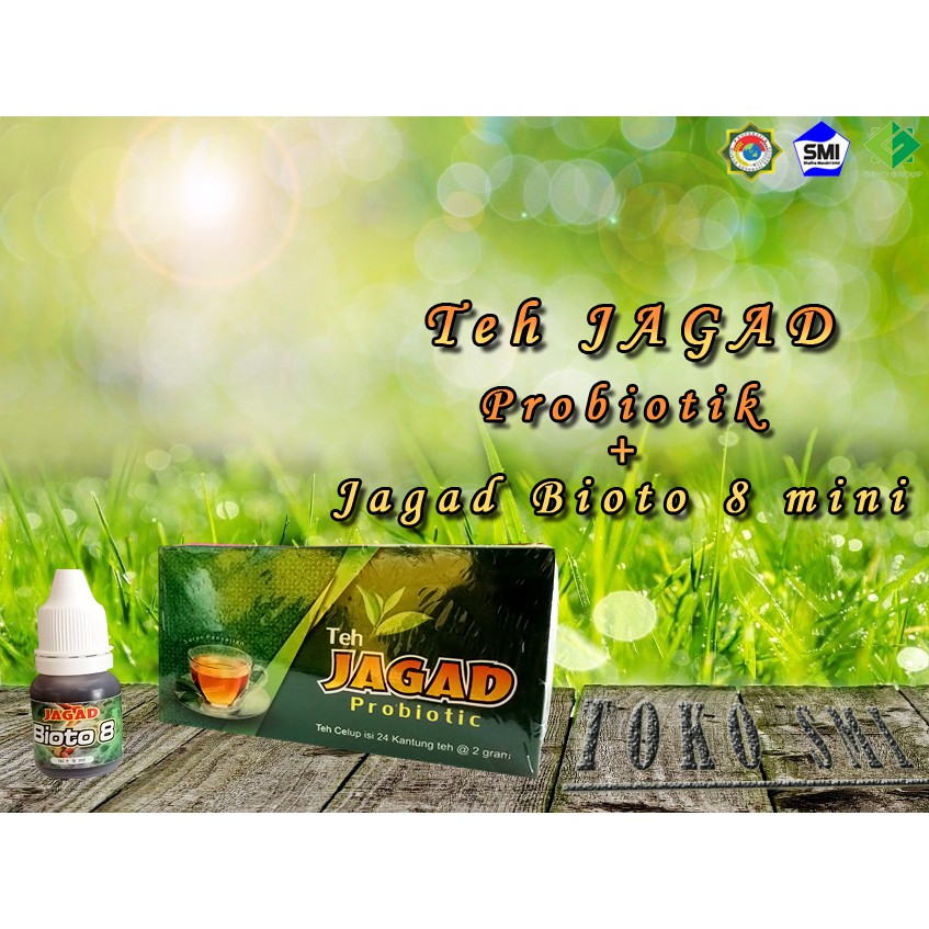 Paket JAGAD BIOTO 8 kemasan ekonomis 9 ml + TEH PROBIOTIK Herbal Original