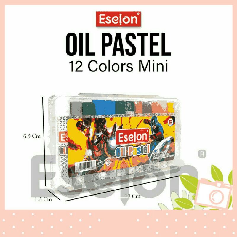 

Crayon 12 warna (Oil Pastel)