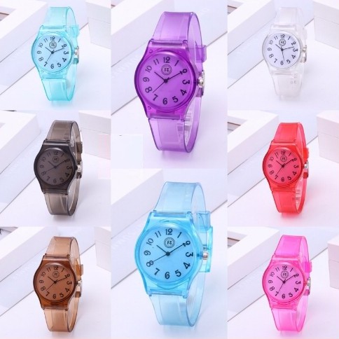 [JS] J-189 JAM TANGAN TRANSPARAN MEREK FUNSTORE / JAM TANGAN FASHION TRANSPARANT MURAH