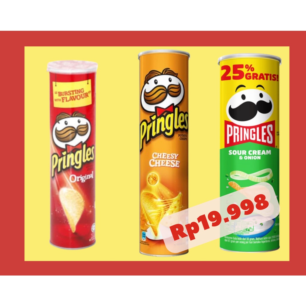 

PRINGLES ORIGINAL SOUR CREAM CHEESY CHEESE MURAH