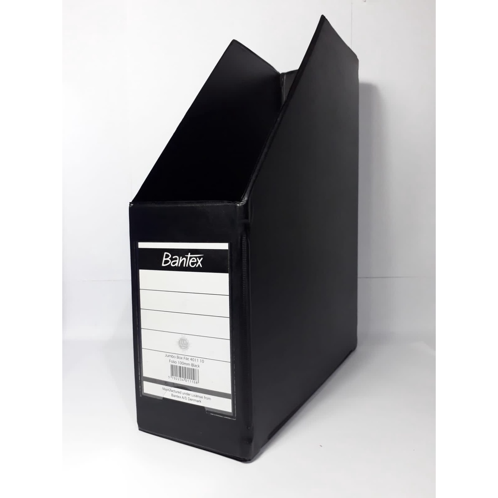 

Bantex Jumbo Box File 4011 10 Folio 100 mm Black