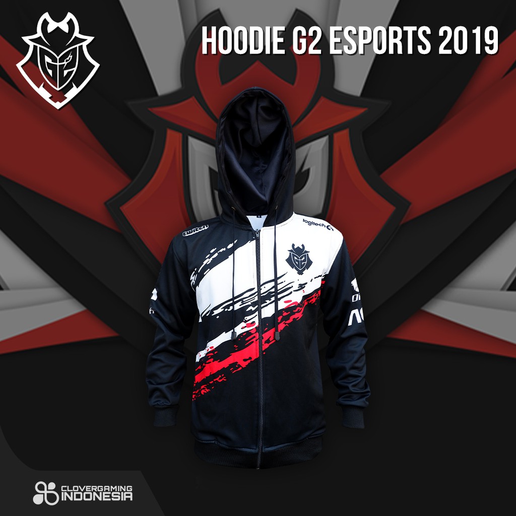 Hoodie G2 Esports 2019 Gaming Jacket Team Esports Full Print