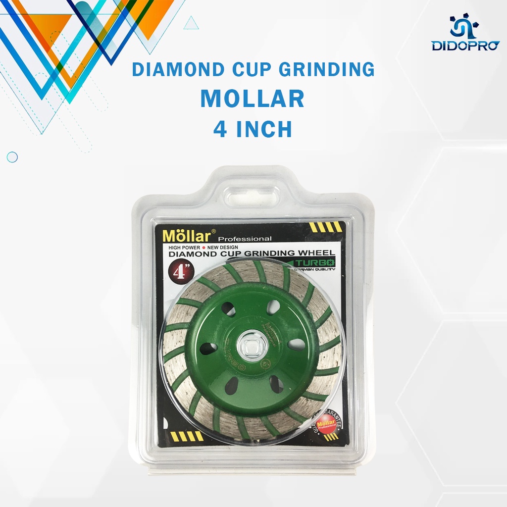 Diamond Cup 4&quot; Mollar / Diamond Cup Whell Turbo / Batu Gerinda Mangkok