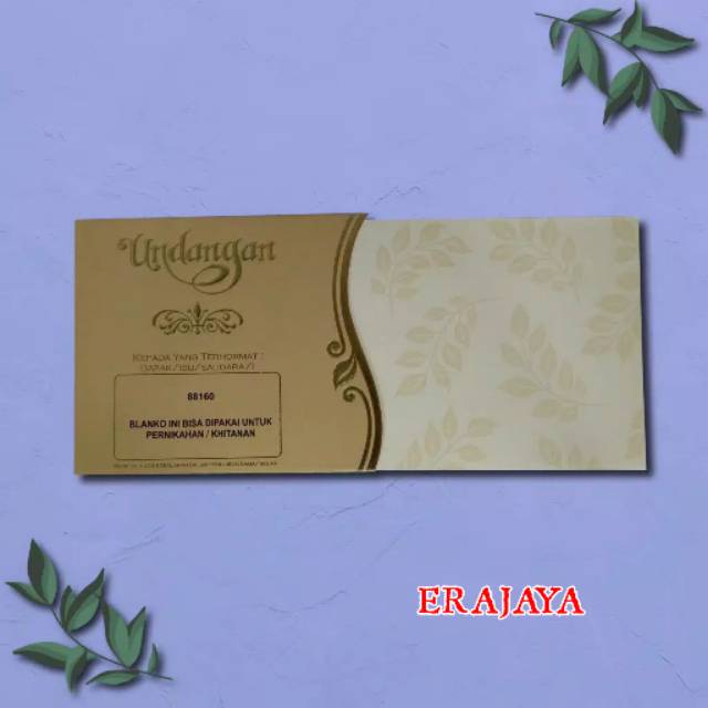 TERMURAH Kartu undangan 88160 ERBA 1.600/pcs minim 1pack (100pcs)