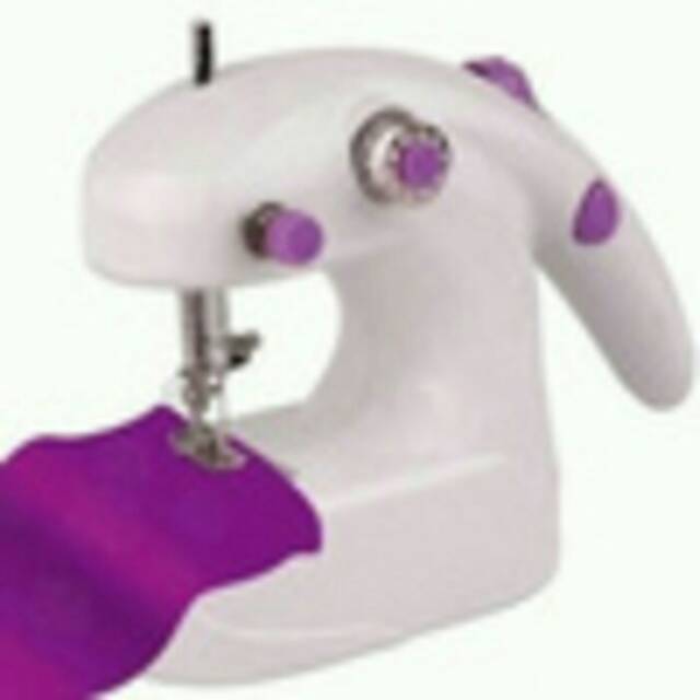 Mesin jahit elektronik mini portable~baterai A2#best seller