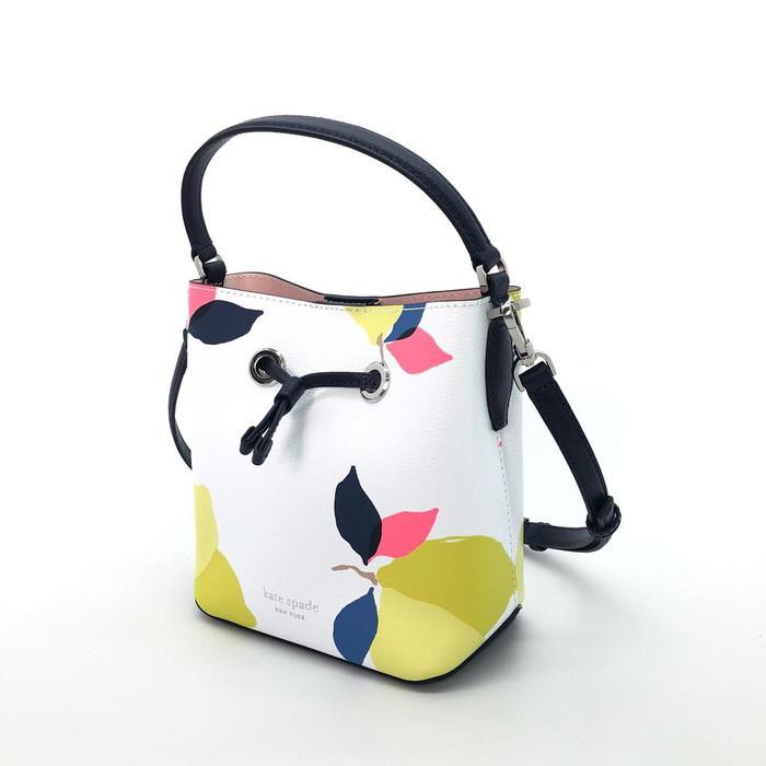 tas kate spade eva small bucket lemon zest
