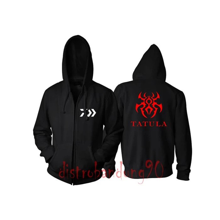 JAKET SWEATER ZIPPER LOGO MANCING DAIWA TATULA - DISTRO
