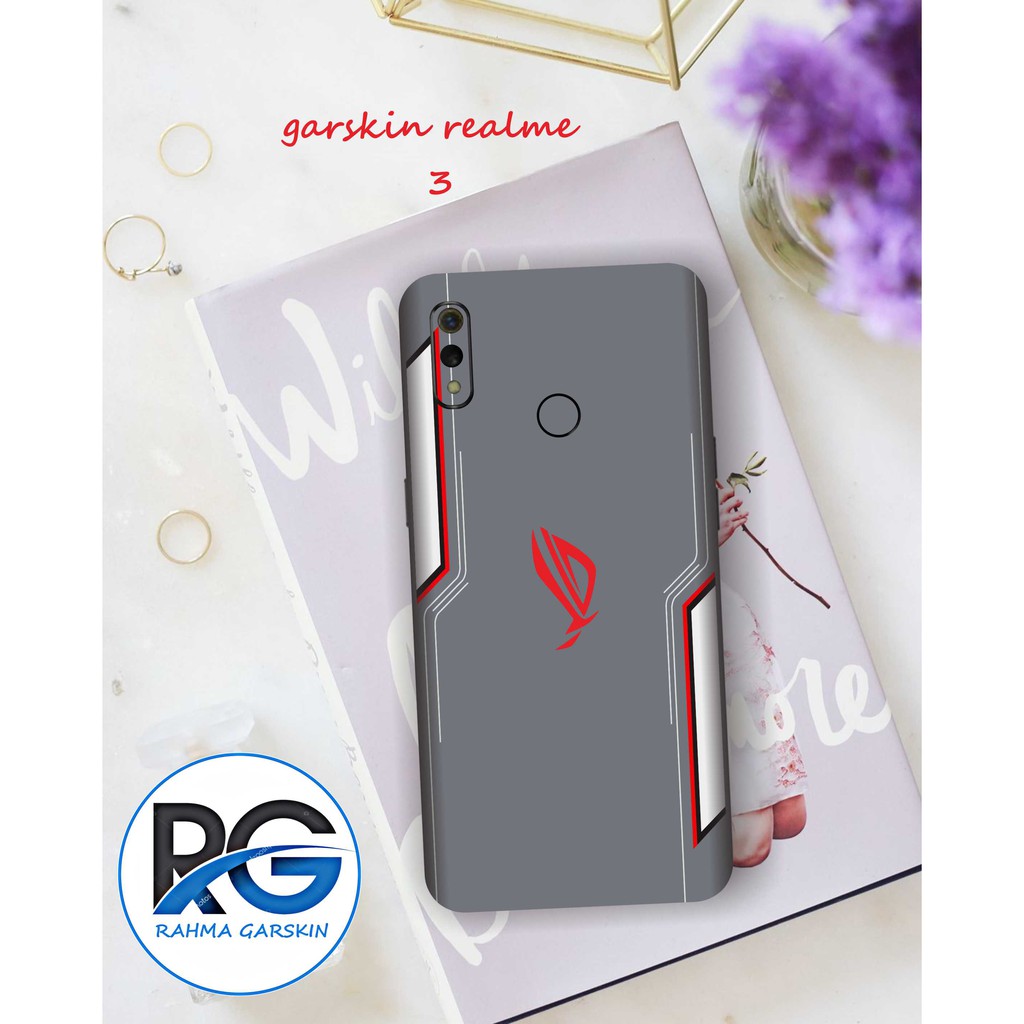 GARSKIN hp realme 3 motif rog - free custom