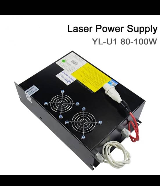 100W Yongli YL-U1 Power Supply for 80W 100W CO2 Laser Tube