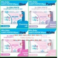 TISSUE BASAH MITU BABY WIPES 50s X 2pcs /GANTI POPOK/TISU BASAH/ BUY 1 GET 1