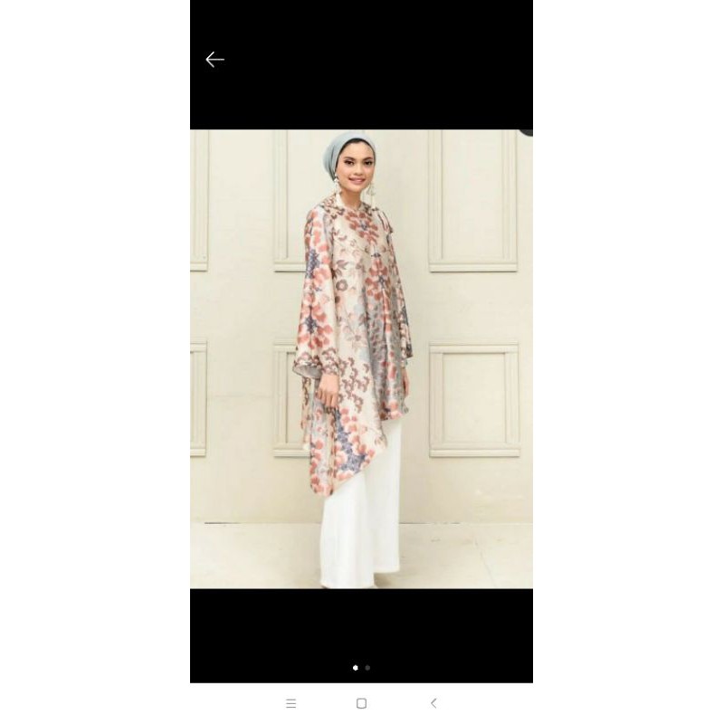 WEARING KLAMBY chloe sea rose tunik size XL