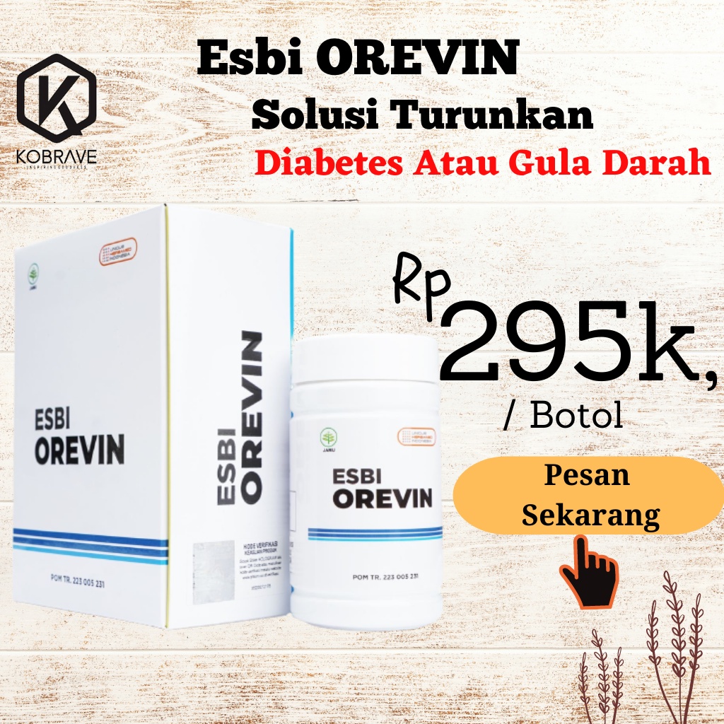 Obat Diabetes ESBI OREVIN Herbamed Herbal Gula Darah Tinggi