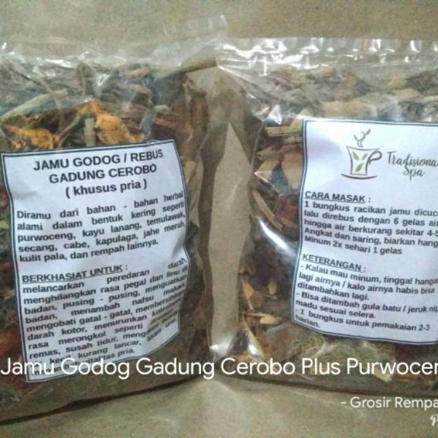 

Jamu Godog / Rebus Khusus Pria : Jamu Godog Gadung Cerobo Plus Purwoceng