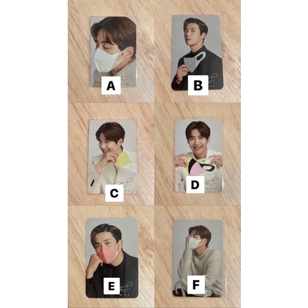 Photocard kim seonho miima mask