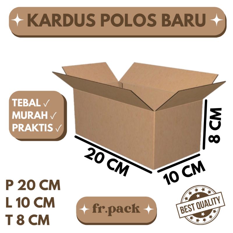 

KARDUS | BOX | KARTON UKURAN 20X10X8 CM MURAH