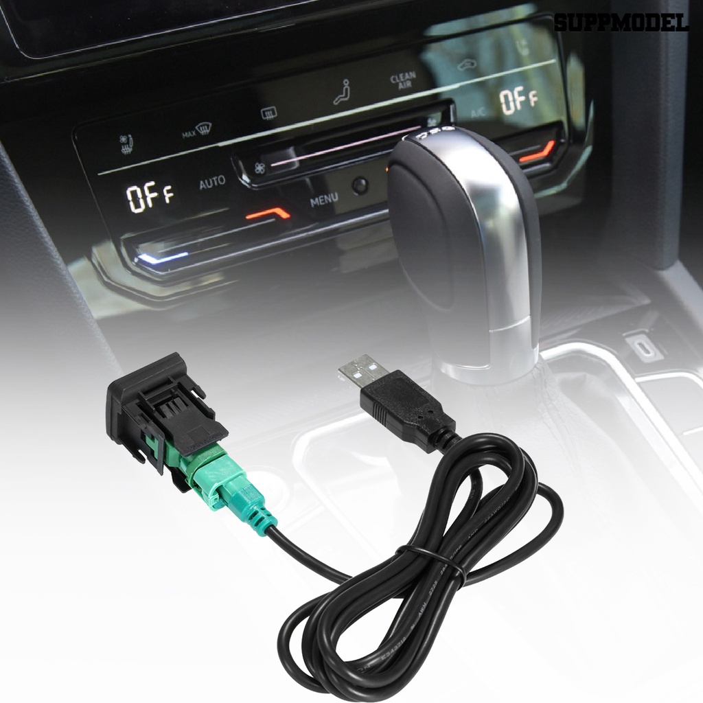 Kabel Adapter Audio CD Player USB 130cm Plug Play Untuk Volkswagen