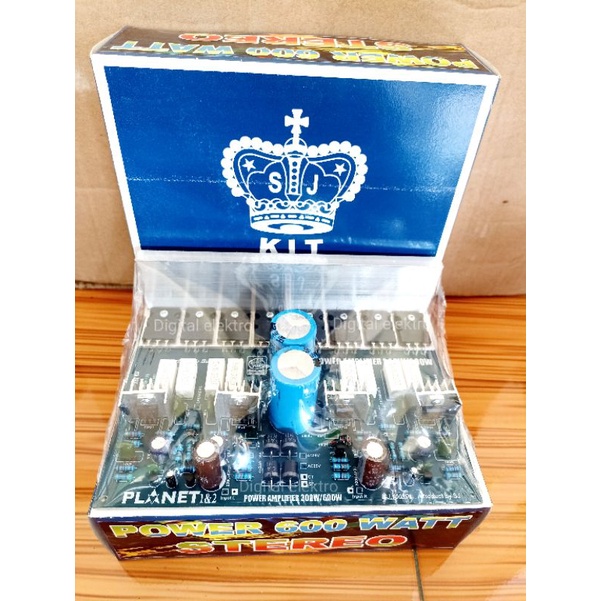 Kit power Amplifier Power 600 Watt Stereo Power Supply 600 Watt