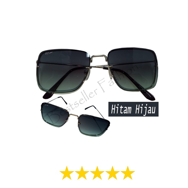 Kacamata Unisex Fashion Untuk Wanita Dan Pria Gaya Santai Anti UV Korean Import Kacamata Hitam Frame Aviator Sunglasses Korean Style NOCASE