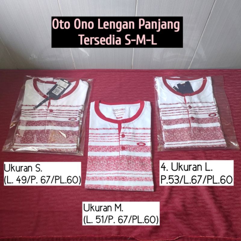 Oto Ono Kaos Lengan Panjang Original