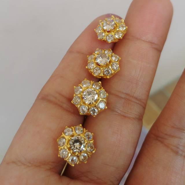 Giwang Markis Medan Lapis Emas 24k