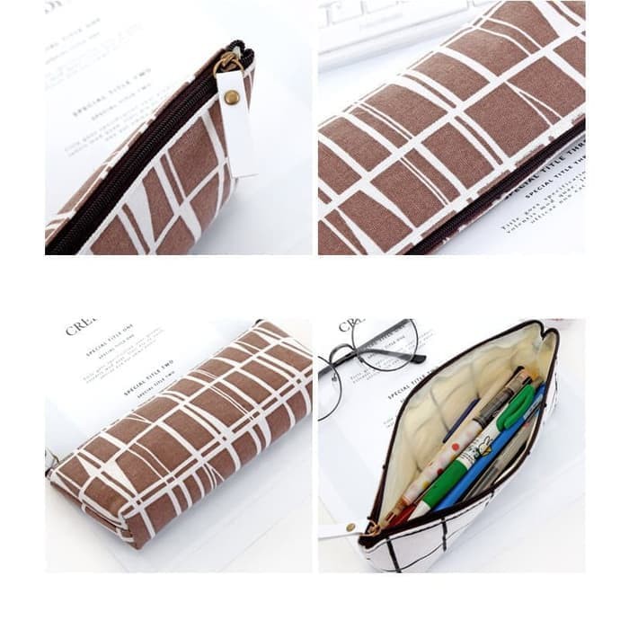 

TP0042 Tempat Pensil Korea Lattice Pattern Tempat Kosmetik
