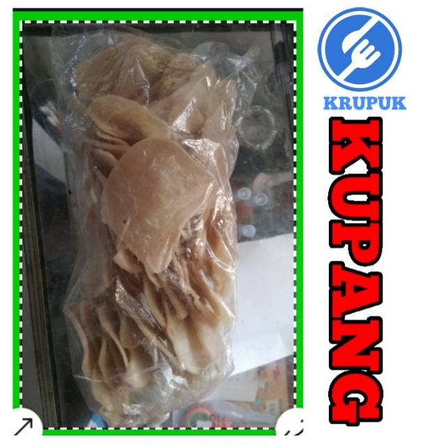 

KRUPUK kupang mentah 1/4