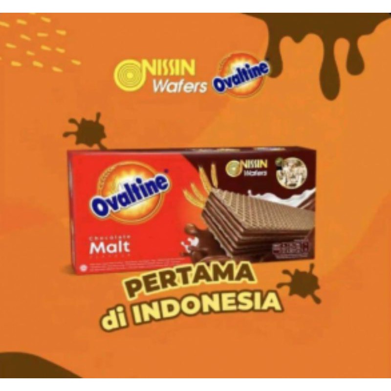 

OVALTINE NISSIN WAFER CHOCO MALT 150gr