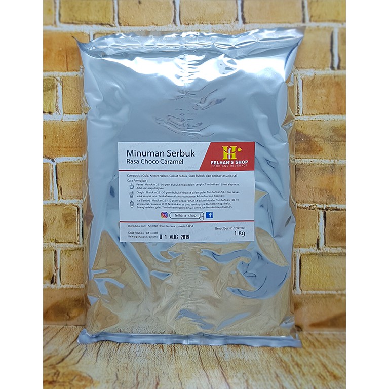 

1kg Choco Caramel Bubuk Minuman (Milkshake / Bubble Drink)