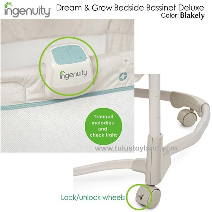 ingenuity dream and grow bedside bassinet sheets