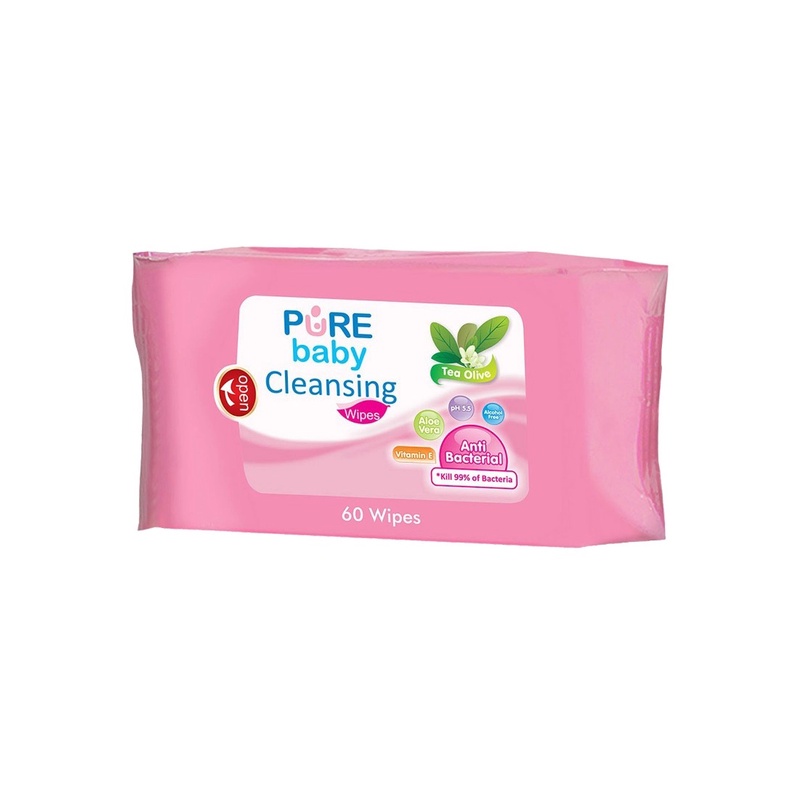 Pure Bb Cleansing Wipes Tea Olive 60's