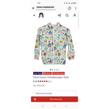 ideku handmade preloved jaket anak