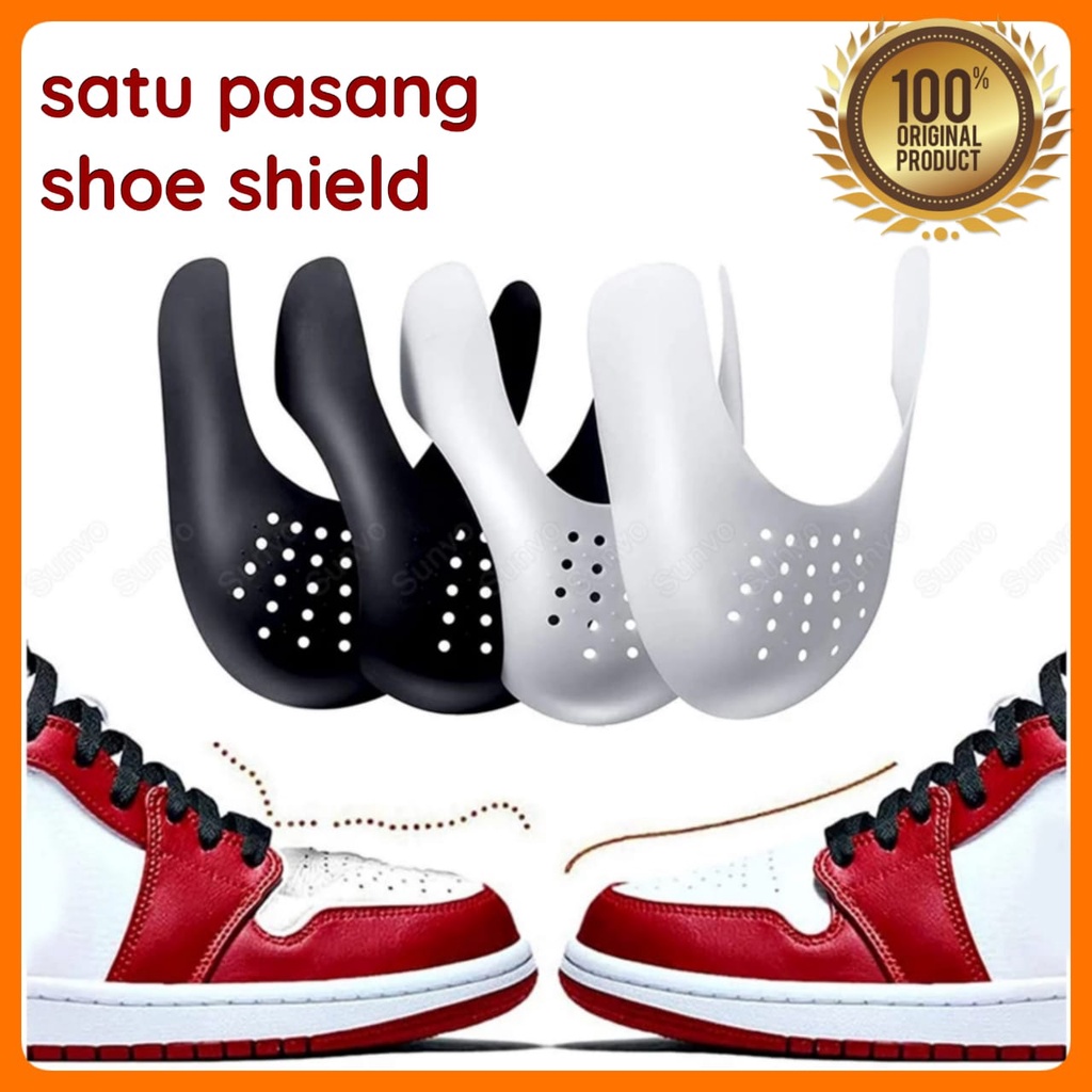 PREMIUM QUALITY SATU PASANG SHOE SHIELD SEPATU PRIA AKSESORIS SEPATU SNEAKERS PELINDUNG SEPATU ANTI PENYOK