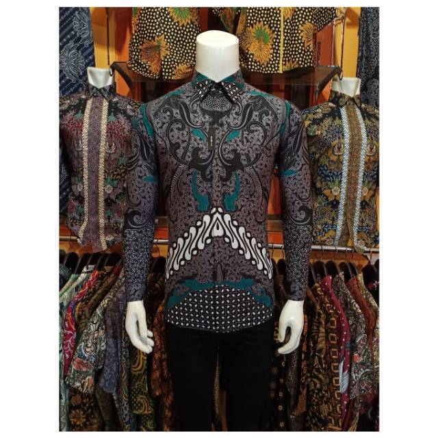 MEN SALE Kemeja Batik Slimfit Modern Best Quality Atasan Couple standar Butik amangurat M L XL XXL