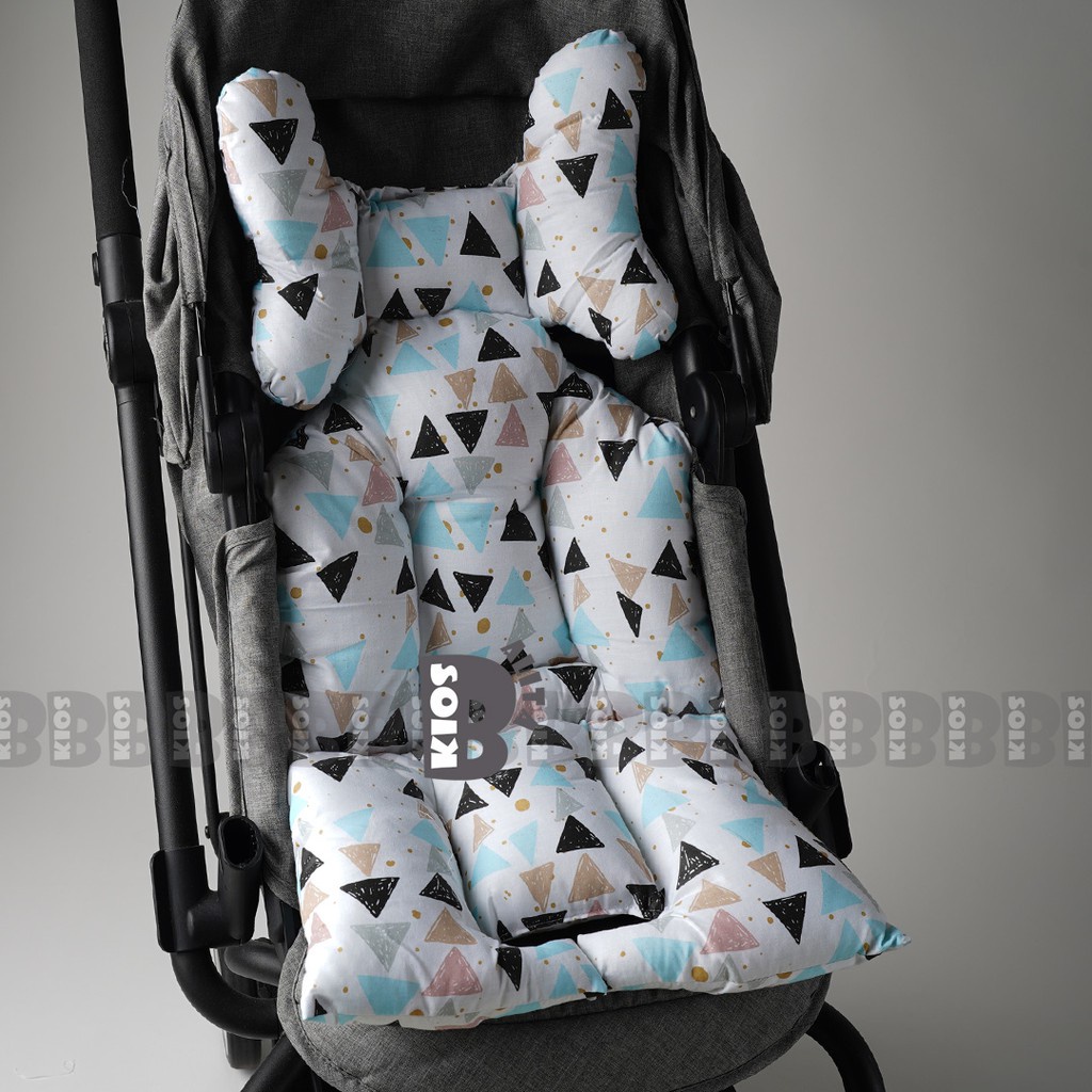 4in1 UNIVERSAL ALAS STROLLER BAYI CAR SEAT BOUNCER 5 LUBANG / SEAT PADDING BABY / ALAS KURSI MAKAN