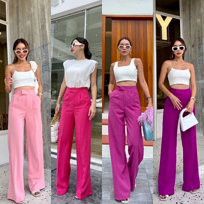 Jea Classic FF105072 celana wanita hw pants highwaist promthong bangkok