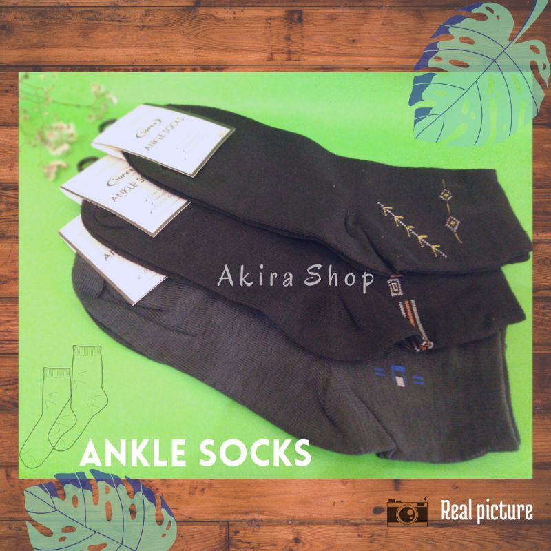 Kaos Kaki Sorex Pria ankle socks / Kaos Kaki Hitam / Kaos Kaki Sorex Dewasa