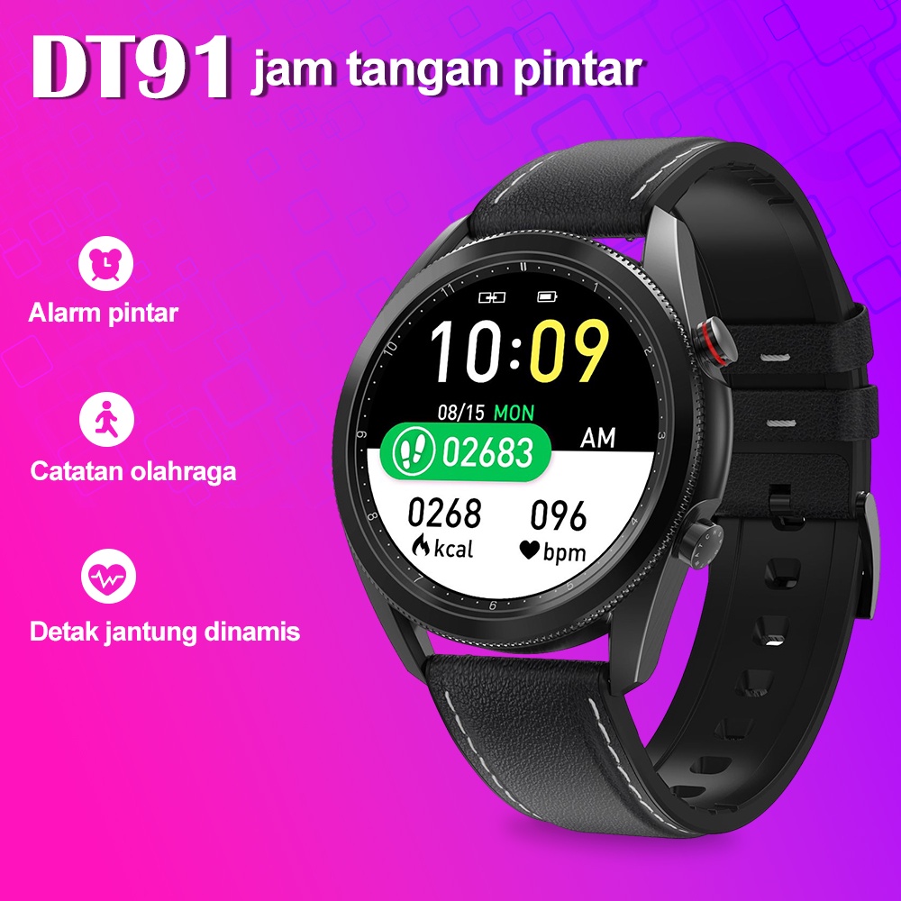 2022 DT91 Smart Watch Men Bluetooth Call 1.78inch Screen Fitness Tracker Blood Pressure ECG Sport Wo