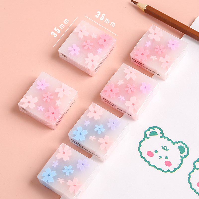 Deli 4b Penghapus Kreatif Bentuk Bunga Sakura
