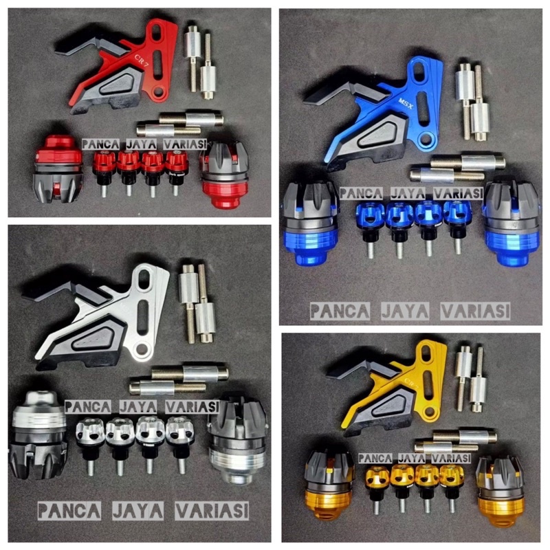 PAKET 4 ITEM VARIASI ACC CNC NMAX XMAX AEROX 155 VIXION OLD/NEW MXKING R15 BYSON DLL