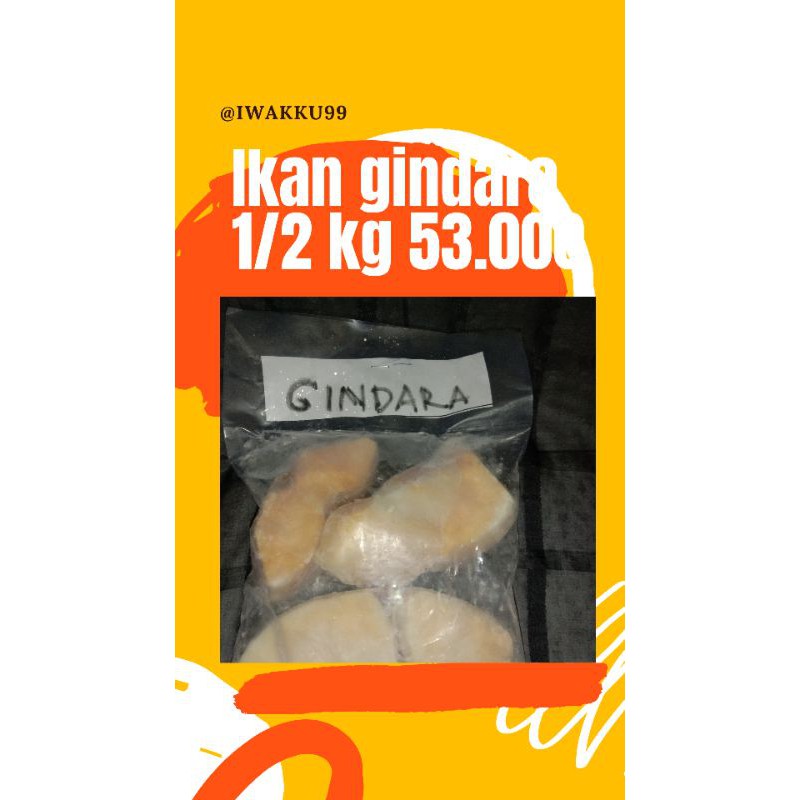 

ikan gindara 500 gram