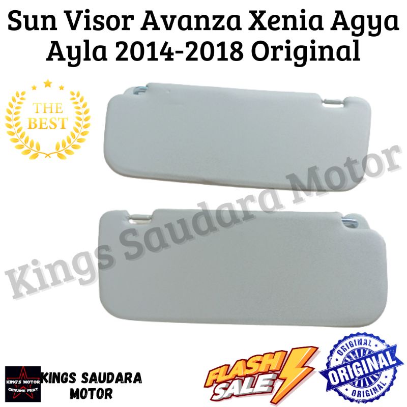 Bergaransi Sun Visor Mobil Avanza Xenia Agya Ayla 2014-2018 Original
