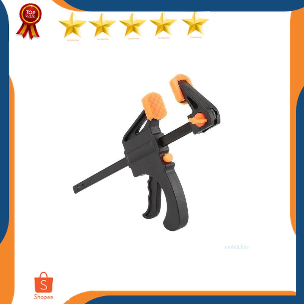 Murah catok kayu mini F klem  10cm mini ratchet clamp