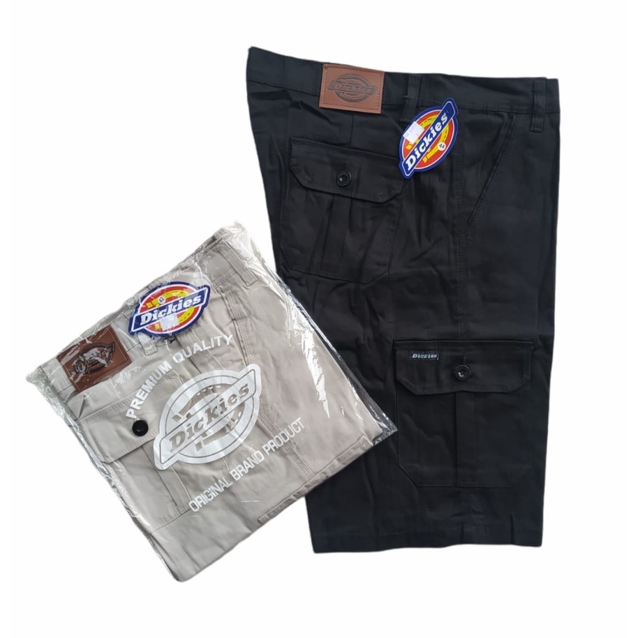 Celana Pendek Cargo Pria Celana Pendek Pria Model Cargo Bahan Twill Melar Tebal Halus PDL Size 27-44